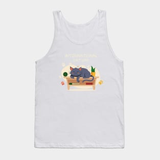 International cat day Tank Top